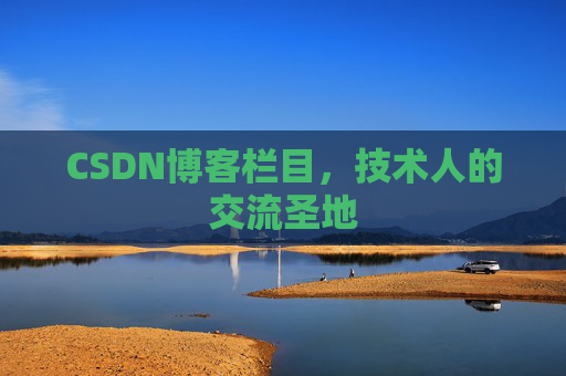 CSDN博客栏目，技术人的交流圣地